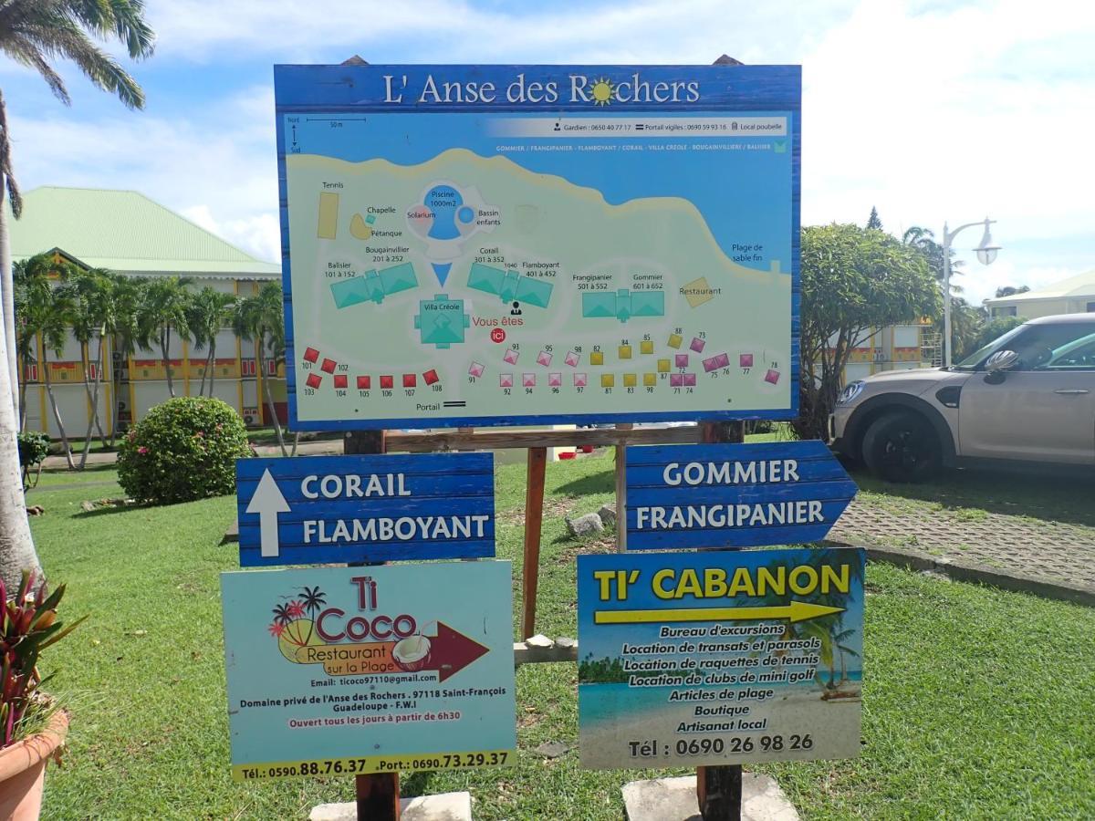 Ti Kaz Emeraude - Mer, Soleil Et Sable Fin, Piscine Et Tennis Saint-Francois  Kültér fotó